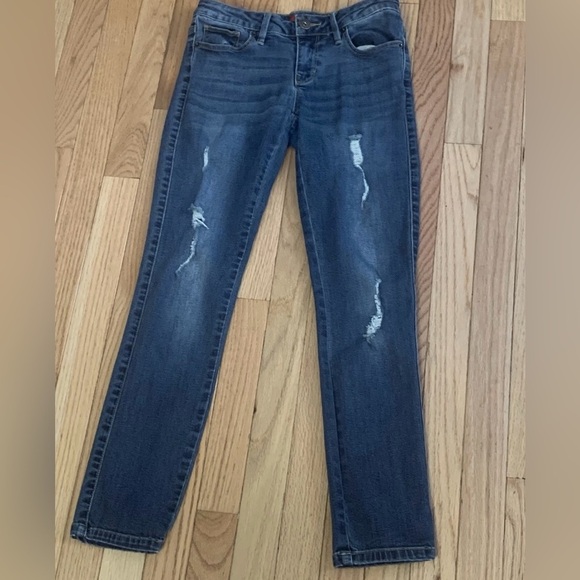 GUESS Y2K Women’s Size 25 Distressed Skinny Jeans - Picture 2 of 11